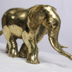Petit éléphant bronze