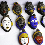 Masque passeport coloré en argile