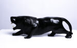 Lion en ébène noir (grand modèle) – Image 3