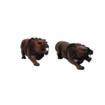 Moyen lion bois d'ébène Royale long – Image 3